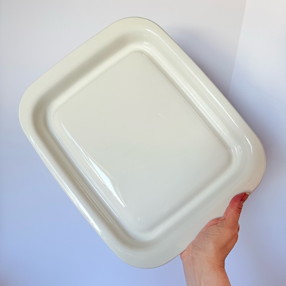 Vintage Corning Ware White Microwave Browning Tray – Model MW-3 – 1980s – 14.25” - Picture 1 of 8